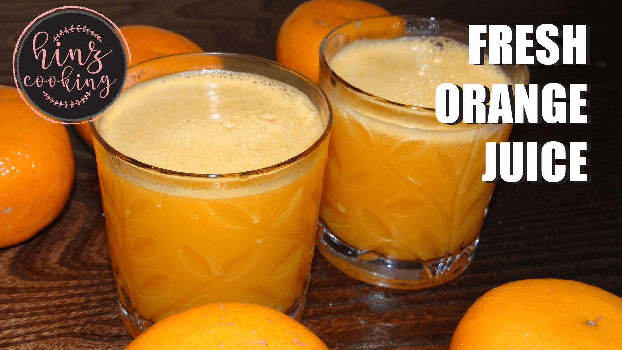how to make orange juice at home