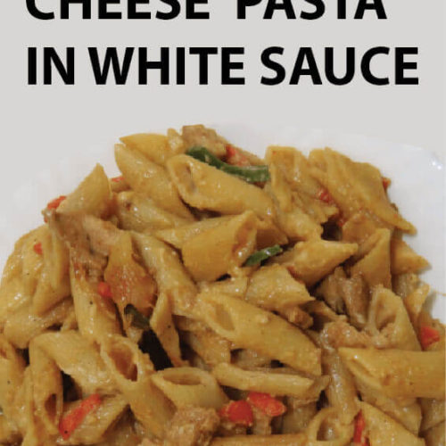 pasta in white sauce recipe - chicken cheese pasta recipe
