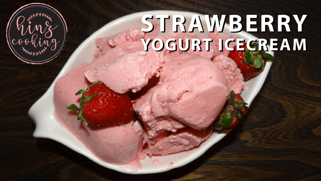 strawberry yogurt icecream