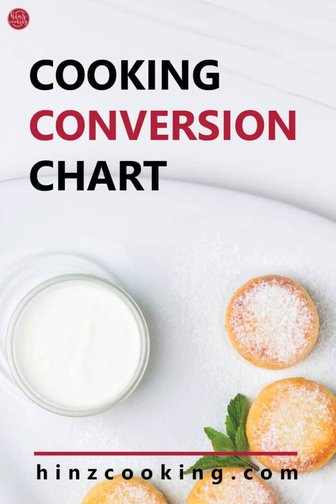 cooking conversion chart