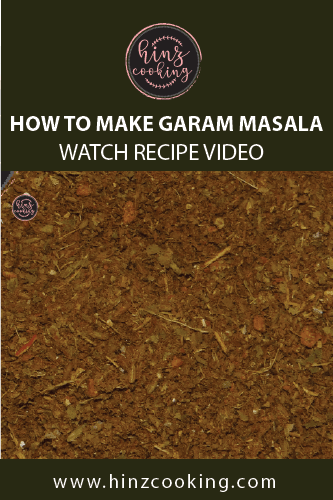 how to make garam masala powder at home