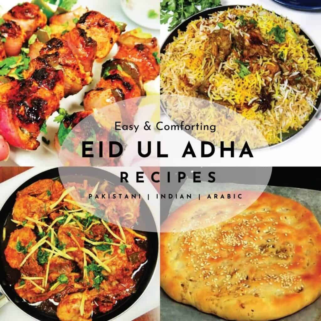 round up post of Eid ul Adha recipes (bakra eid) Pakistani, Indian and Arabic