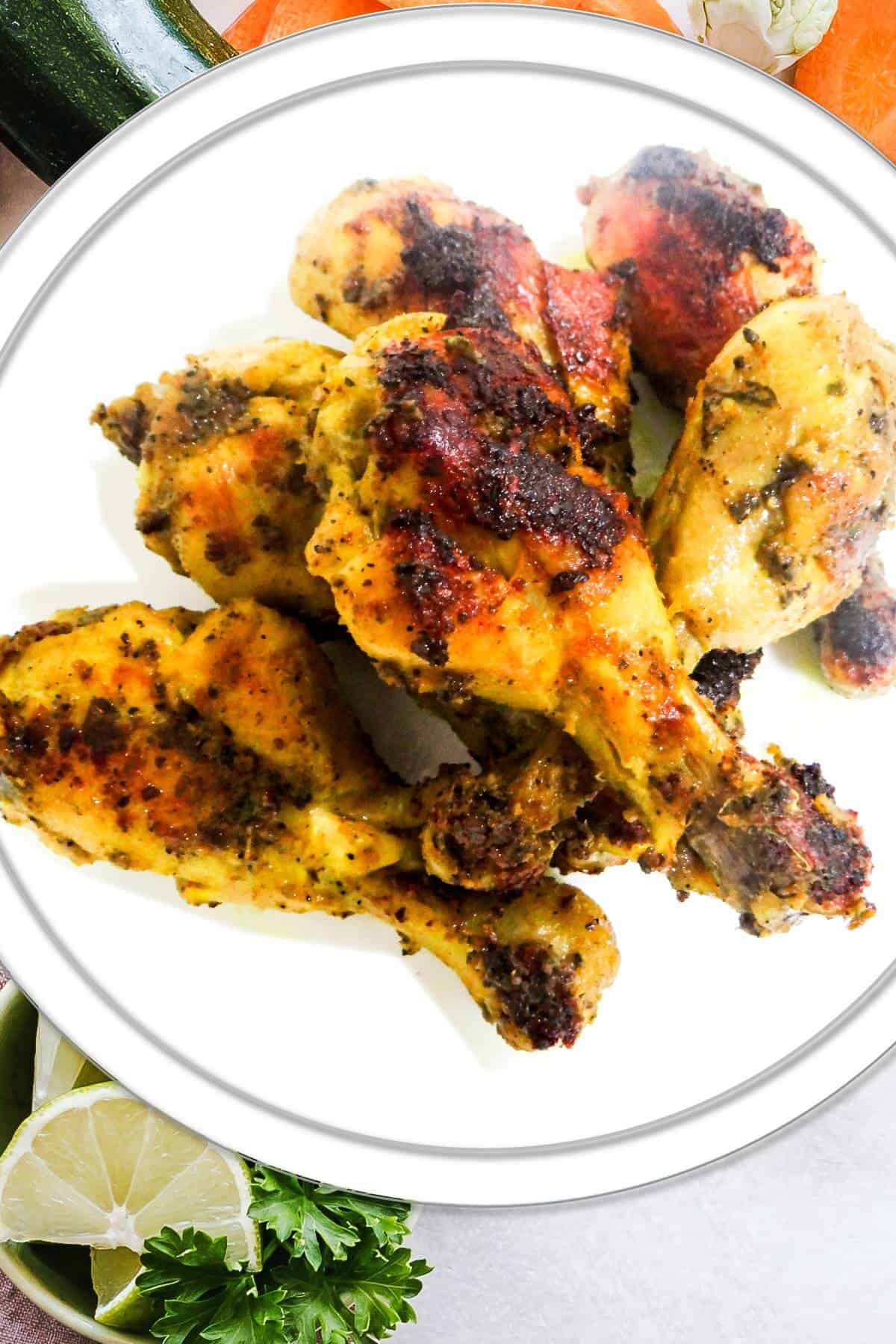 Afghani Chicken Recipe (Pan Fried Leg Roast) - Hinz Cooking