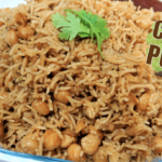 chana pulao recipe - chickpeas rice - kabuli channa rice