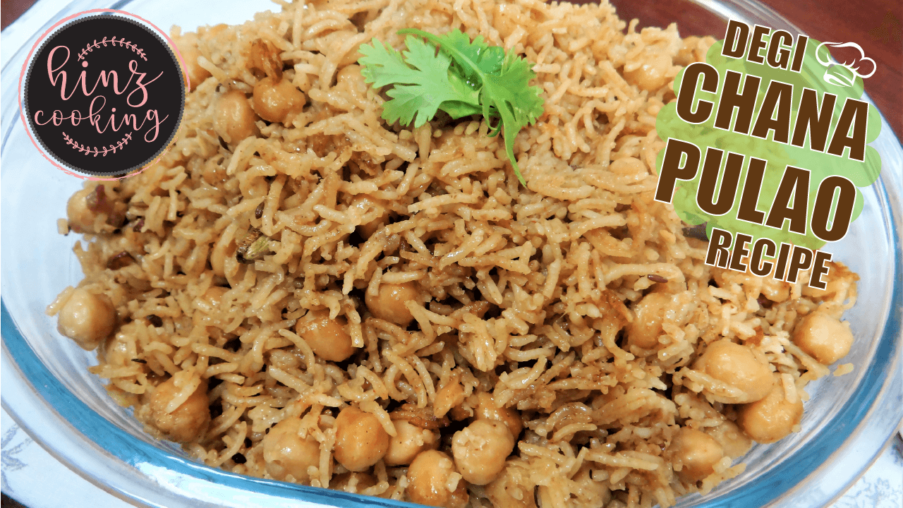 chana pulao recipe - chickpeas rice - kabuli channa rice