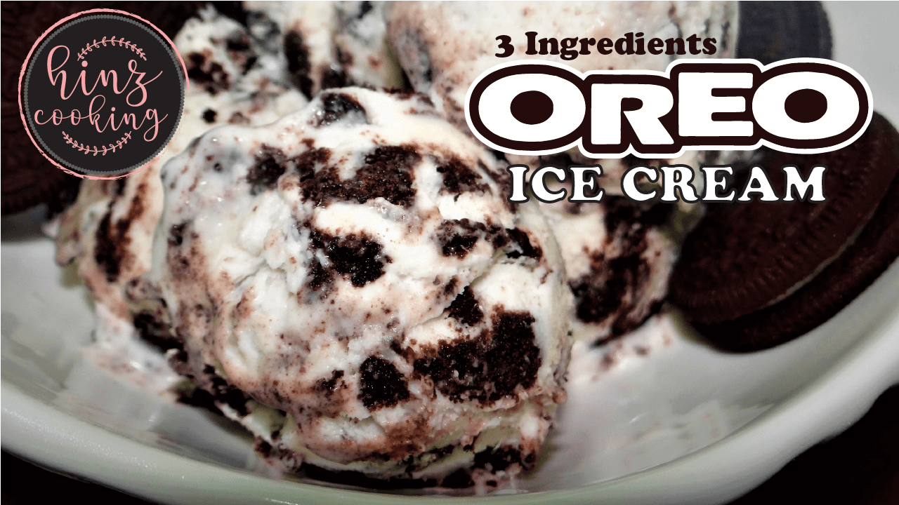how to make oreo ice cream - oreo ice cream recipe