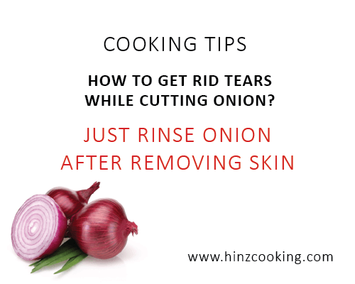 How do you stop tears when cutting onions