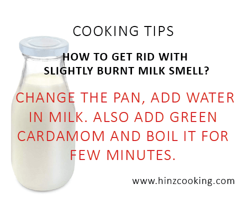 how to get rid of burnt milk smell