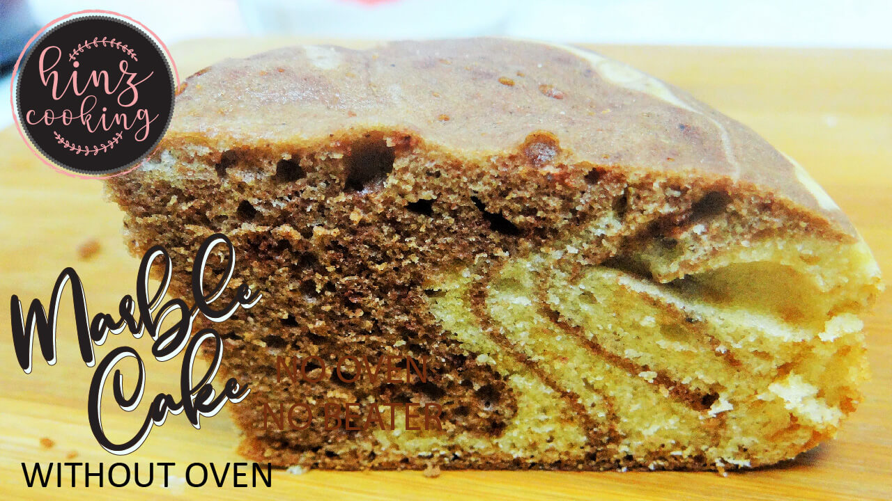 Chocolate Marble Cake Recipe Without Oven - Marble Cake Recipe with Oil (Video)-01