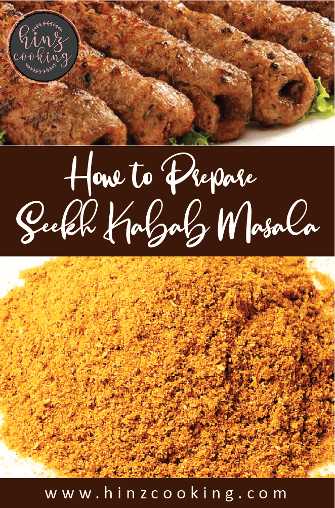 seekh kabab masala recipe - seekh kabab