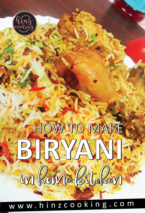 how to cook biryani at home 