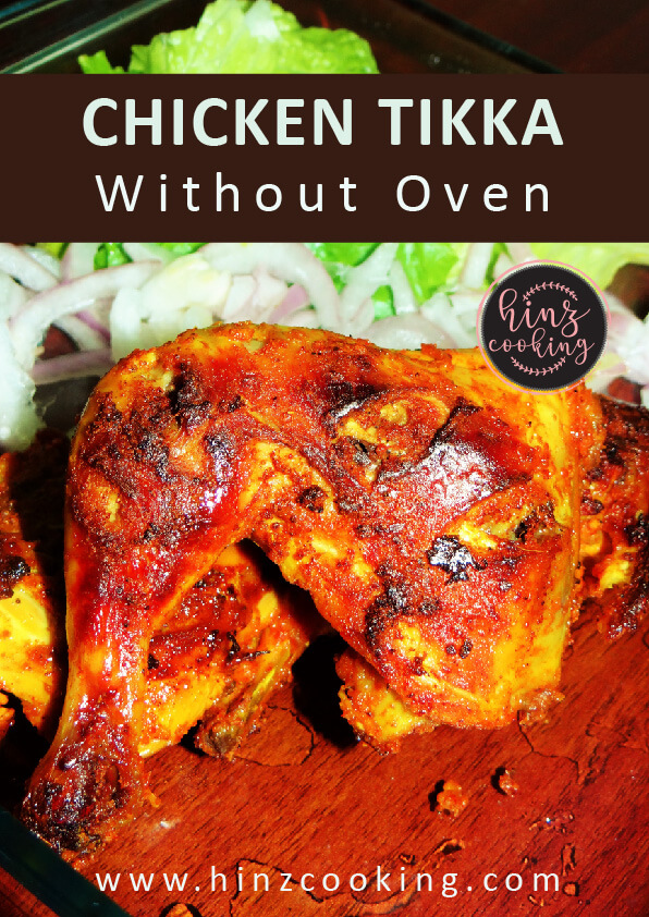 chicken tikka recipe - no oven tikka chicken recipe - murgh tikka