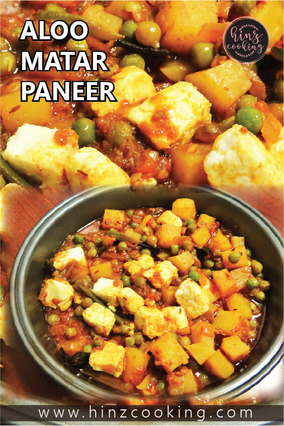 Aloo Matar Paneer (Dhaba Style)