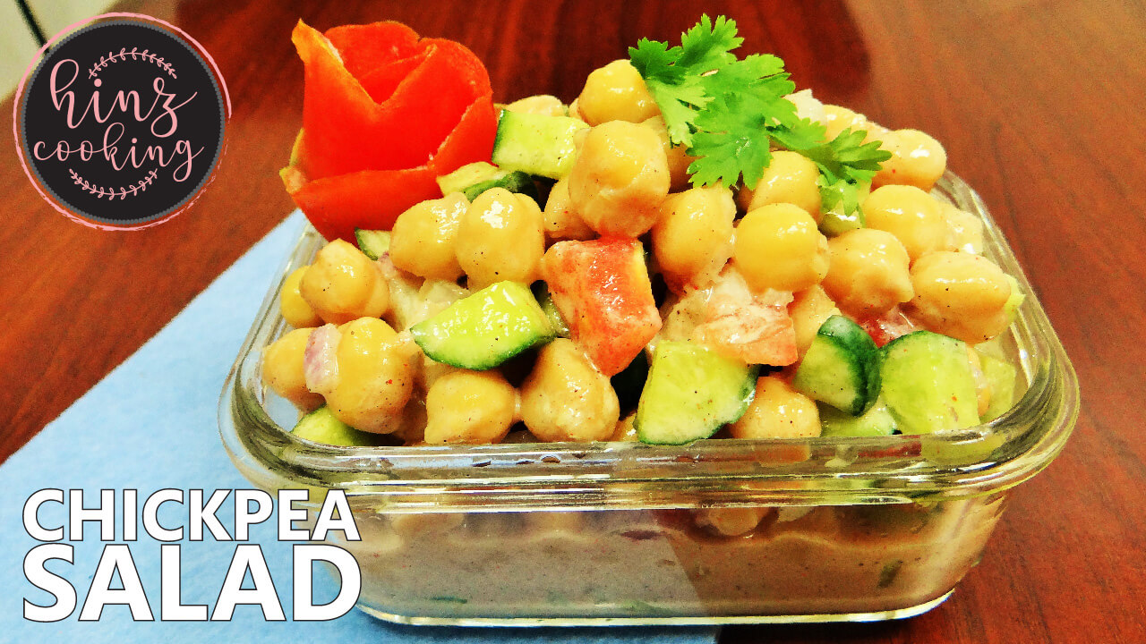 chickpea slaad recipe - chana salad - chickpea salad Indian