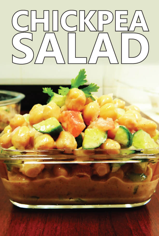 chickpeas salad indian - chana salad
