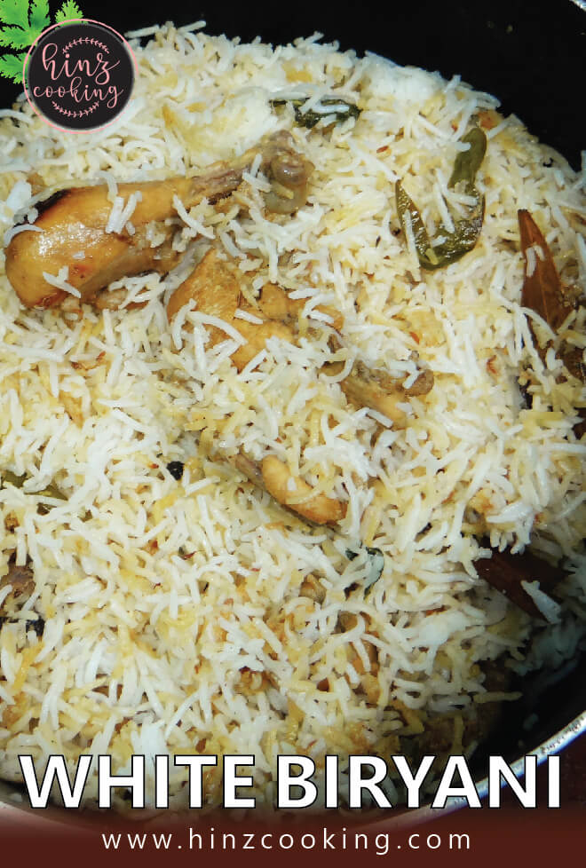 how to make white chicken biryani