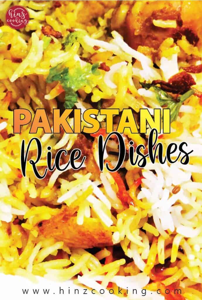pakistani rice dishes