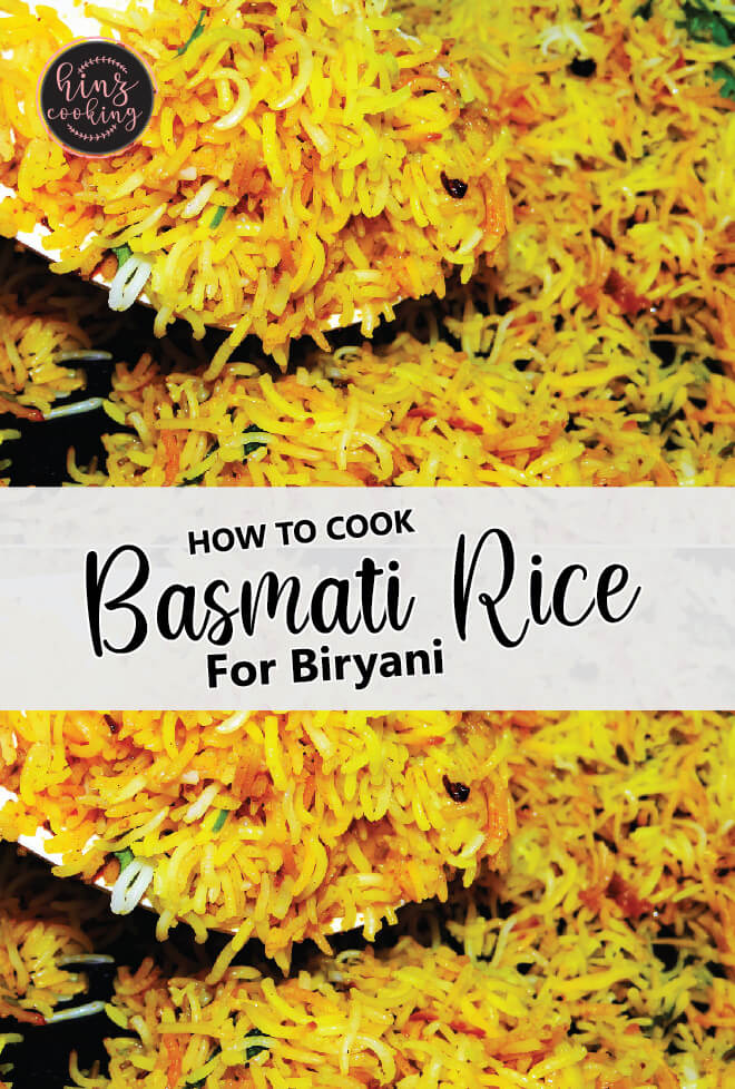 how to cook basmati rice - biryani rice recipe