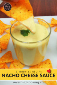 Nacho Cheese Sauce Recipe (With Cheddar) - Hinzcooking.com