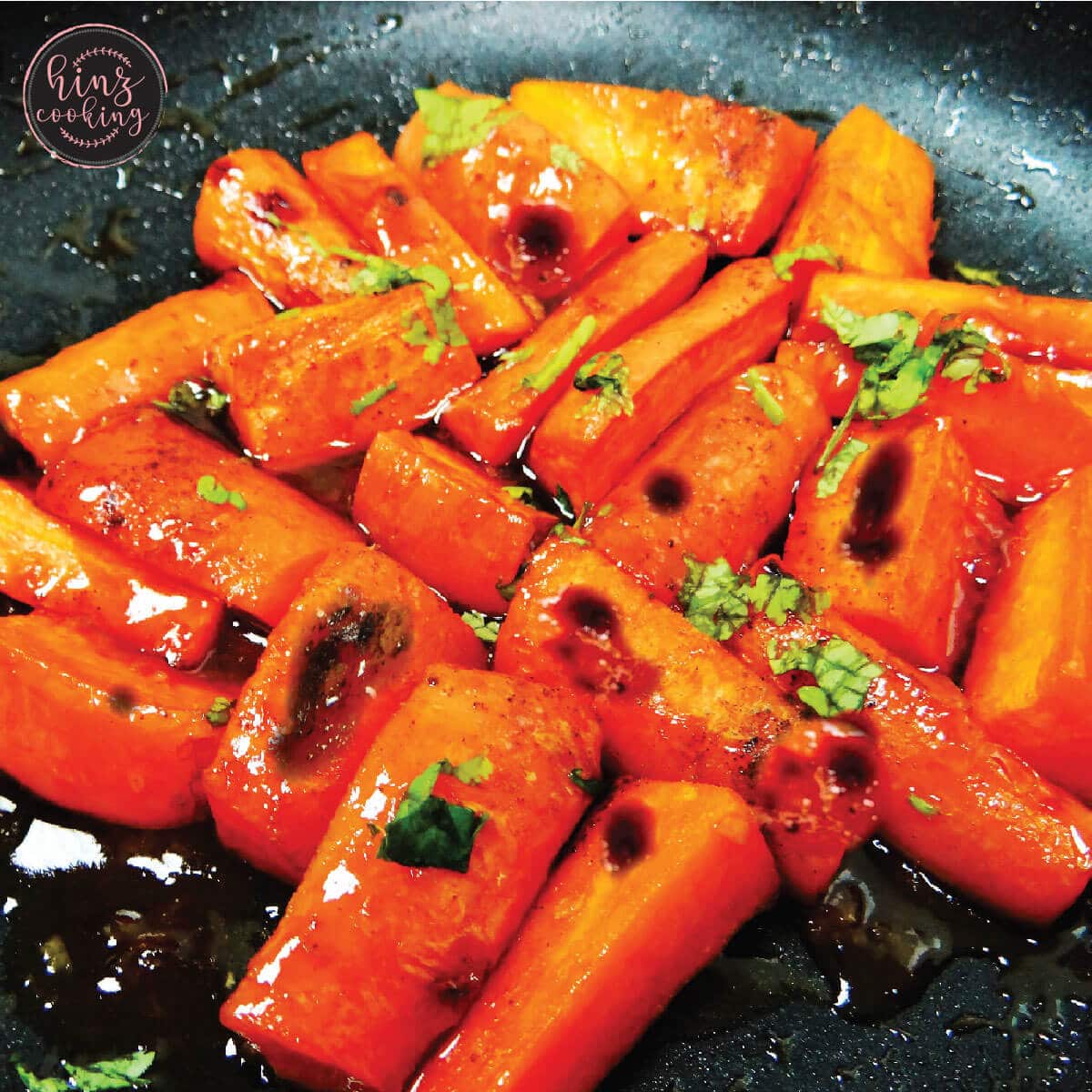 hot honey carrots