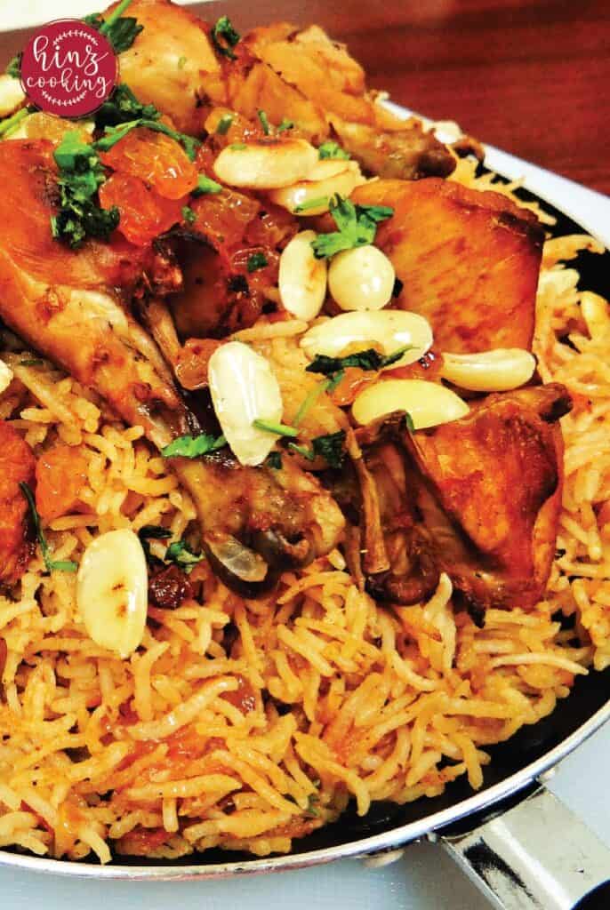 chicken kabsa - arabian chicken and rice