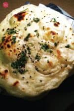 Easy Garlic Naan Recipe — No Yeast, Stovetop, Oven & Air Fryer