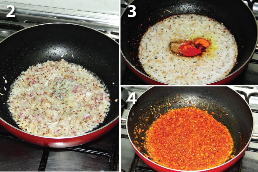 okra curry step 2,3,4