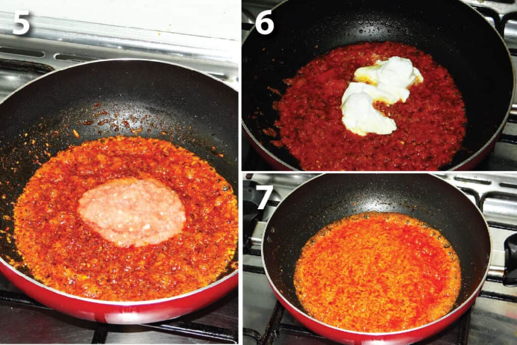 okra curry step 5,6,7