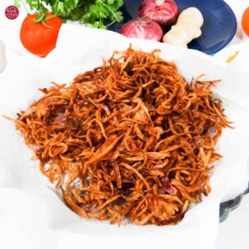 fried onions for biryani - birista