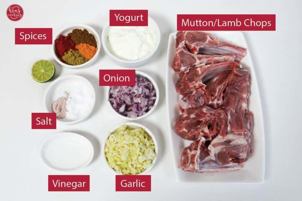 mutton chops recipe ingredients