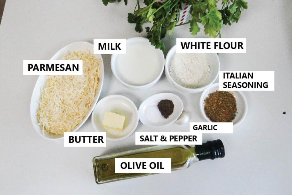 creamy garlic parmesan sauce ingredients