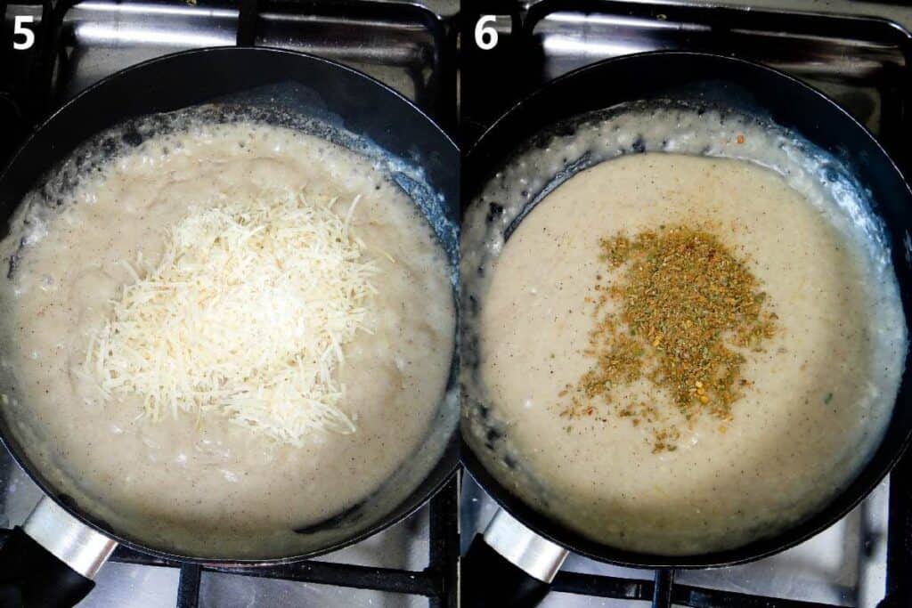how to make creamy garlic parmesan wing sauce 5,6